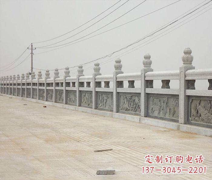 泰州园林景观仿古石雕栏板_2