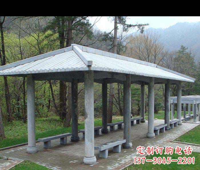 泰州园林景观仿古石雕长廊