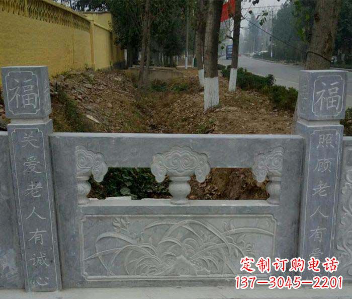 泰州园林景观仿古石浮雕栏板 (3)