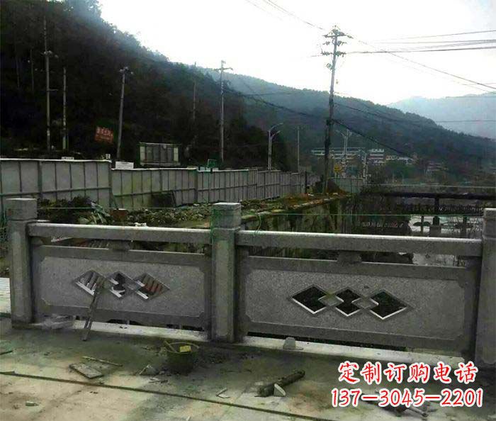泰州园林景观仿古石浮雕栏板 (2)