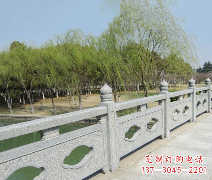 泰州园林景观真山桥石雕栏板