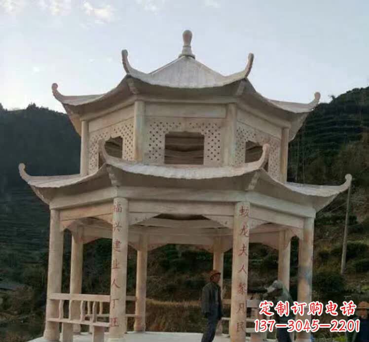 泰州园林石雕凉亭