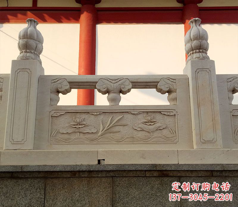 泰州园林石浮雕栏板景观石雕 (2)