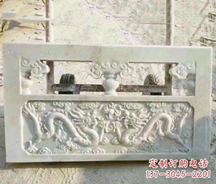 泰州园林石浮雕栏板景观石雕