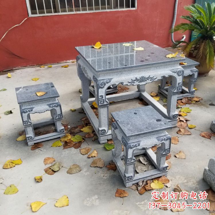 泰州园林石桌凳