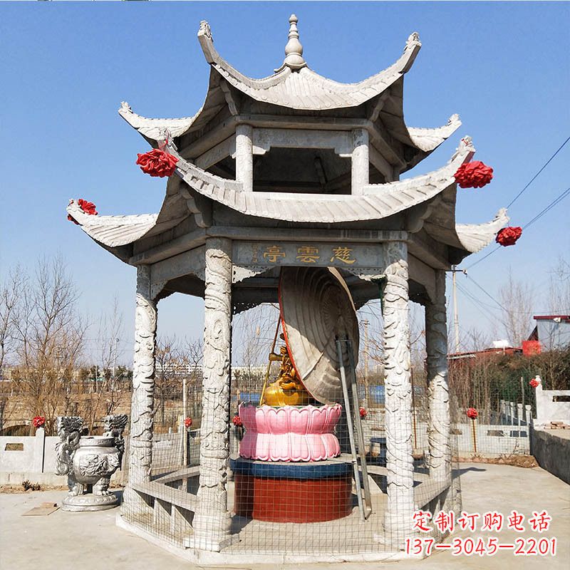 泰州园林亭子双层凉亭
