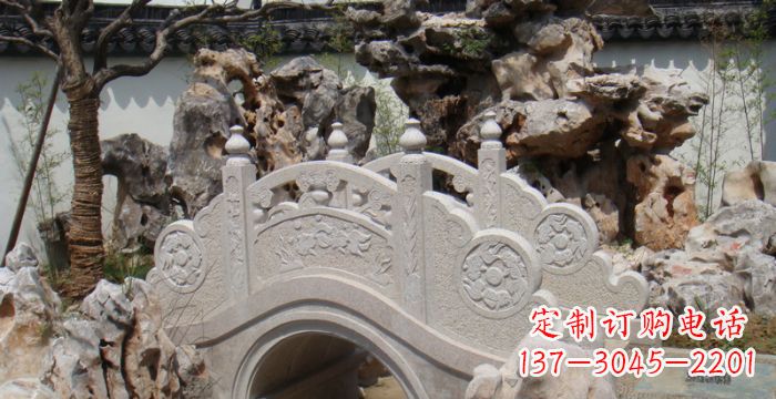 泰州园林小型石拱桥