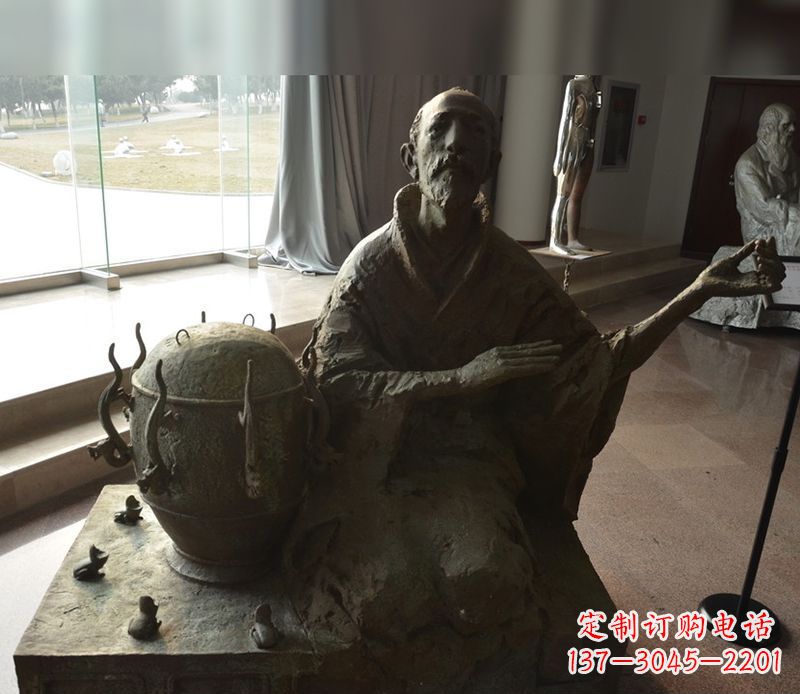 泰州张衡铜雕