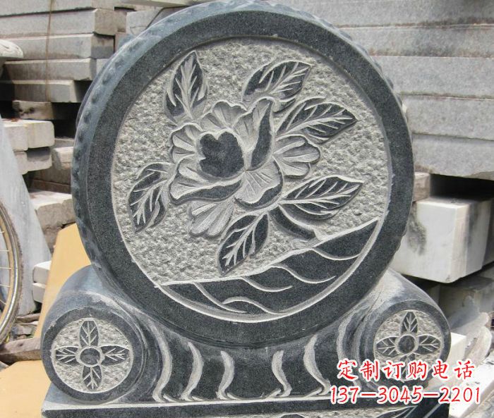 泰州招财抱鼓石仿古石门墩