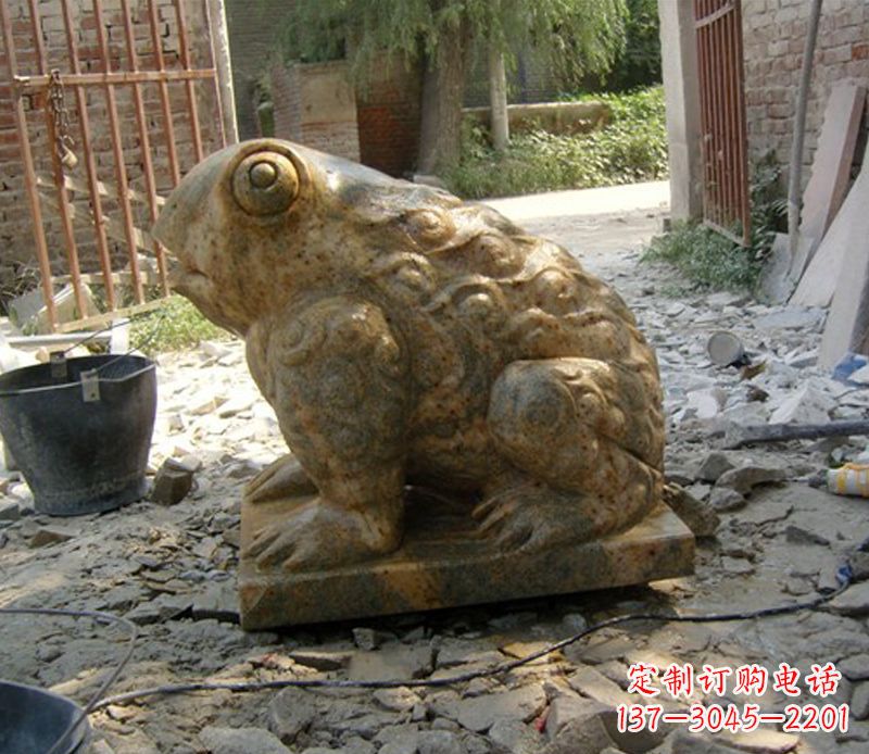 泰州招财青蛙石雕