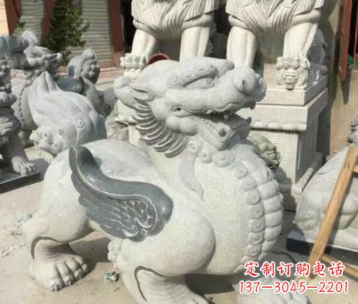 泰州招财神兽仿古貔貅石雕