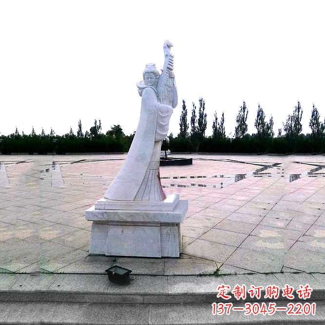 泰州中国古代四大美女之王昭君广场石雕塑