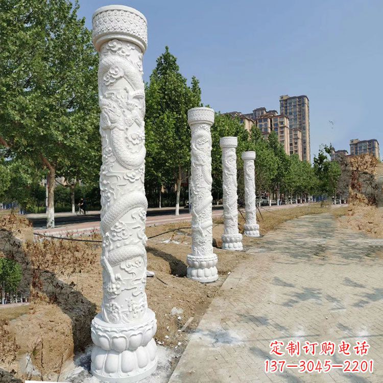 泰州中国龙柱雕刻