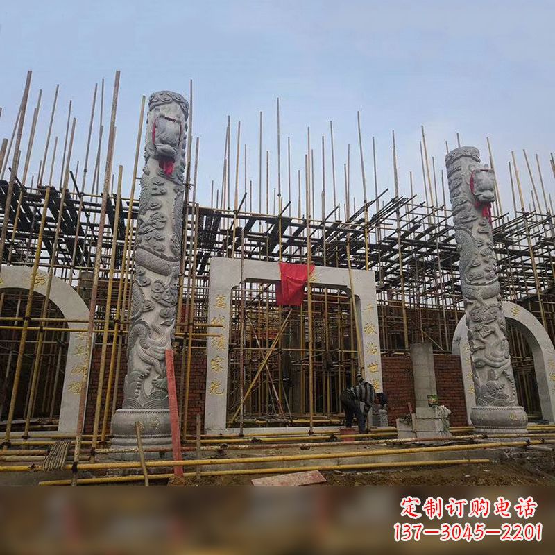 泰州中国龙柱石雕
