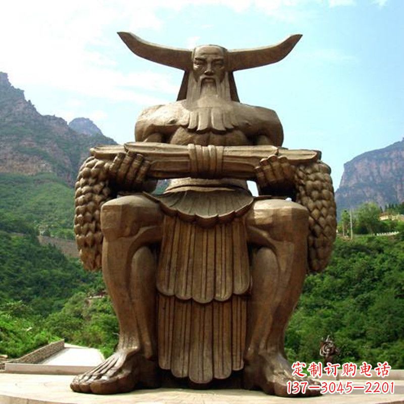 泰州中华民族人文初祖五榖神农大帝大型景观雕塑