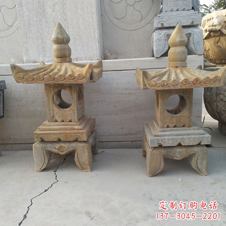 泰州中式仿古低墩石灯笼