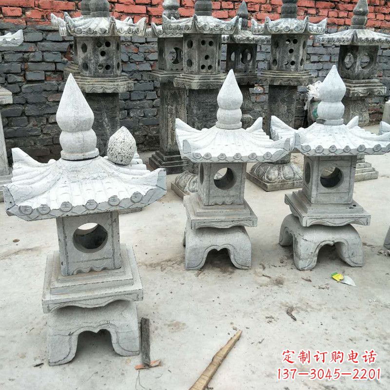 泰州中式庭院石雕灯笼