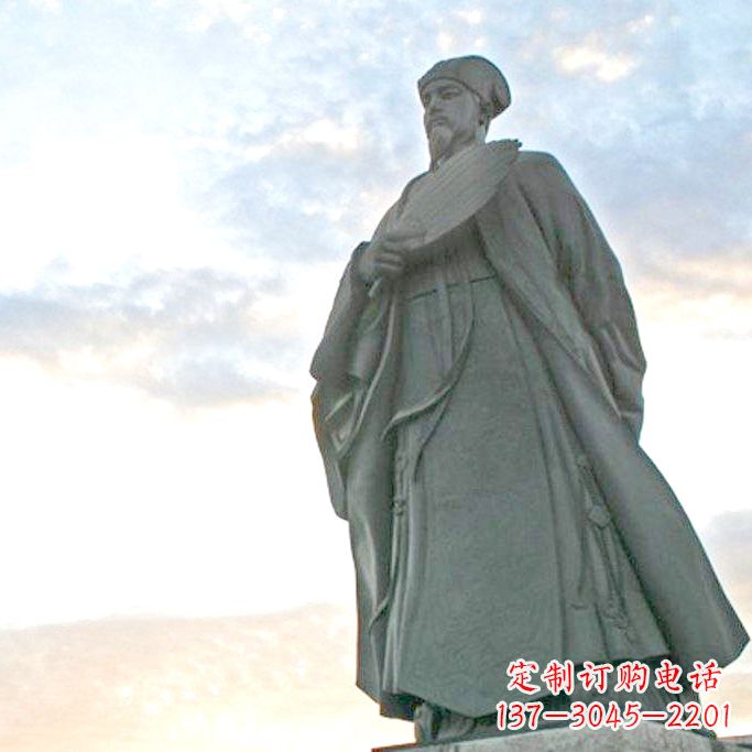 泰州诸葛亮雕塑-三国著名历史人物雕像