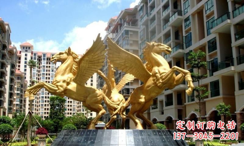 泰州铸铜飞马雕塑