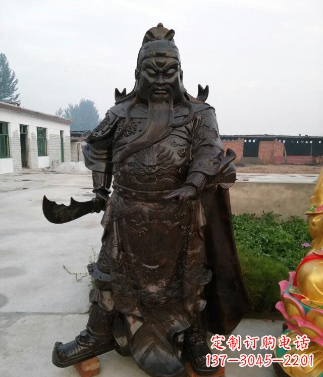泰州铸铜关公像铜雕