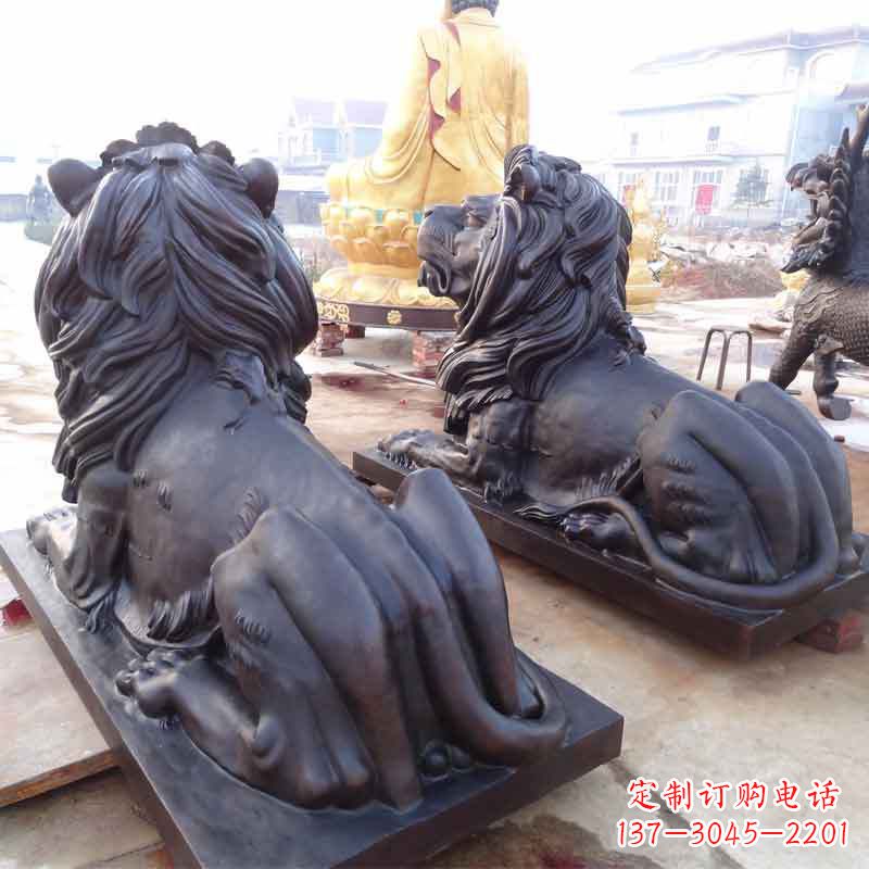 泰州铸铜汇丰狮子