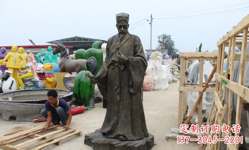 泰州铸铜李时珍雕塑
