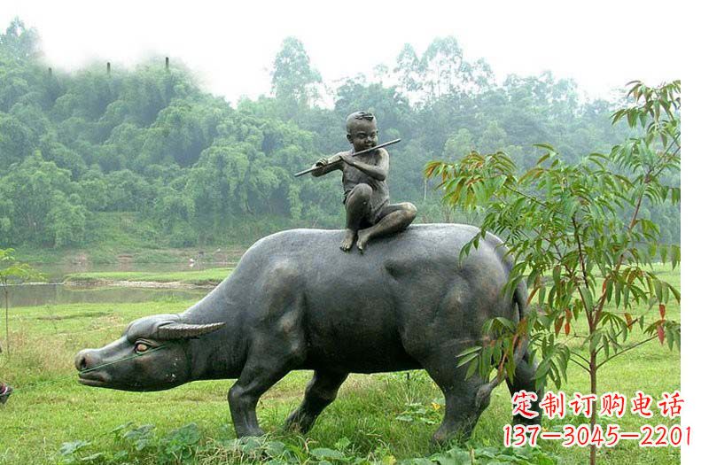 泰州铸铜牧童牛