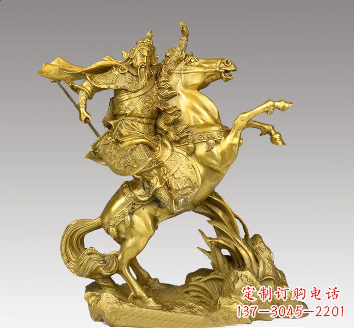 泰州铸铜骑马关公
