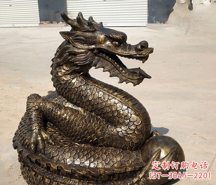 泰州铸铜神龙雕塑