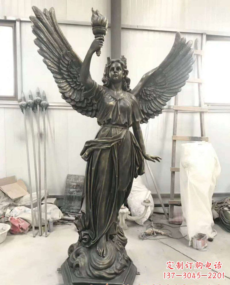 泰州自由女神像铜雕