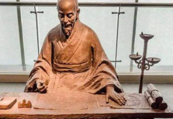 泰州祖冲之圆周率情景小品雕塑-中国古代数学家著名历史人物